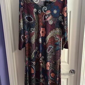 Attitudes by Renee Multicolor Asymmetrical Dress